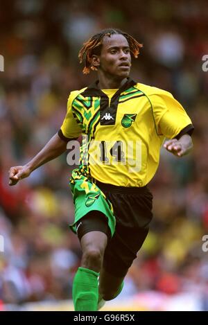 Football - Tony Brown Témoignages - West Bromwich Albion v Jamaïque. Robert Scarlett, Jamaïque Banque D'Images