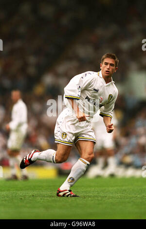 Football - FA Carling Premiership - Leeds United / Derby County. Harry Kewell de Leeds United Banque D'Images