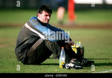 Soccer - FA Premiership Carling - Formation de Sheffield Wednesday Banque D'Images