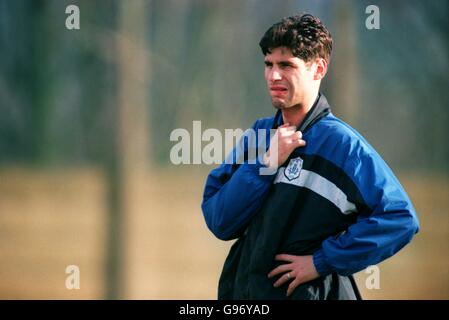 Soccer - FA Carling Premiership - Sheffield Wednesday Training. Dejan Stefanovic, Sheffield, mercredi Banque D'Images