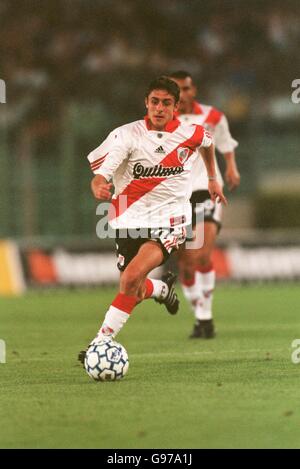 Football - amical - Lazio v River plate. Pablo Aimar, River plate Banque D'Images