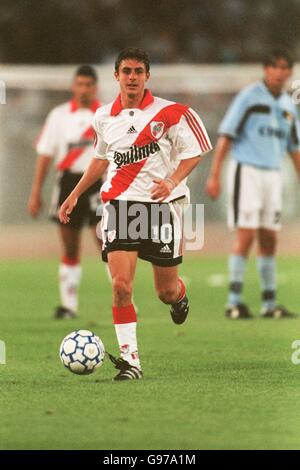 Football - amical - Lazio v River plate. Pablo Aimar, River plate Banque D'Images