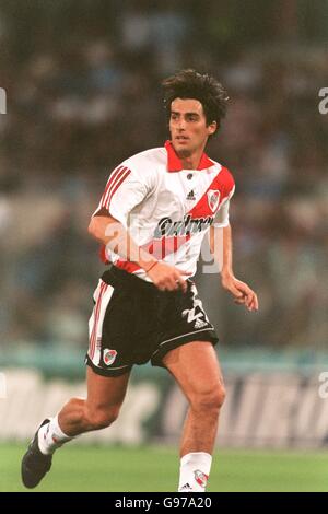 Football - amical - Lazio v River plate. Gustavo Lombardi, River plate Banque D'Images