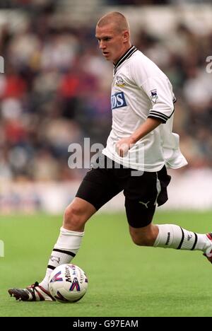 Soccer - FA Carling Premiership - Derby County / Sunderland. Seth Johnson du comté de Derby Banque D'Images