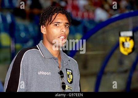 Soccer - Tournoi de Gelderland - vitesse Arnhem v Real Zaragoza. Pierre van Hooijdonk, vitesse Arnhem Banque D'Images