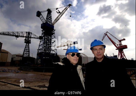 SHOWBIZ Pet Shop Boys Banque D'Images