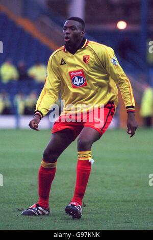 Soccer - FA Carling Premiership - Sheffield Wednesday v Watford. Gifton Noel-Williams, Watford Banque D'Images