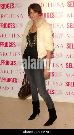 Jacquelta Wheeler arrive à la fête de lancement VIP du printemps/été 2006 de Marchesa, à Selfridges, dans le centre de Londres, le mercredi 22 mars 2006. Marchesa est une marque de couture britannique fondée en 2004 par les designers Georgina Chapman et Keren Craig. APPUYEZ SUR ASSOCIATION photo. Le crédit photo devrait se lire: Anthony Harvey/PA Banque D'Images