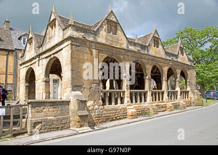 Market Hall high street Chipping Campden UK Cotswolds Banque D'Images