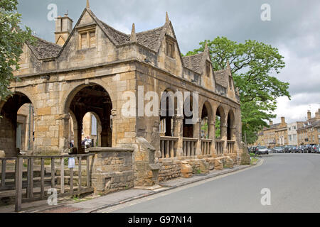 Market Hall high street Chipping Campden UK Cotswolds Banque D'Images