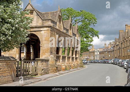 Market Hall high street Chipping Campden UK Cotswolds Banque D'Images