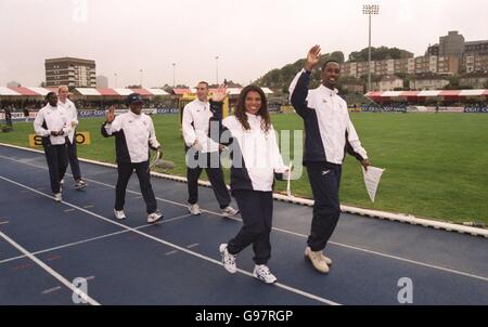 Athlétisme - Défi de l'UGC - Grande Bretagne v USA - Glasgow Banque D'Images