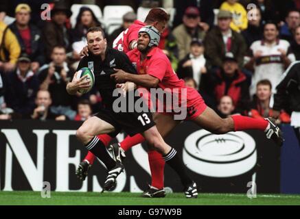 Rugby Union - Coupe du Monde de Rugby 99 - Groupe B - Nouvelle Zélande Tonga v Banque D'Images