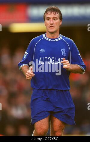 Football - FA Carling Premiership - Chelsea / Manchester United. Didier Deschamps, Chelsea Banque D'Images