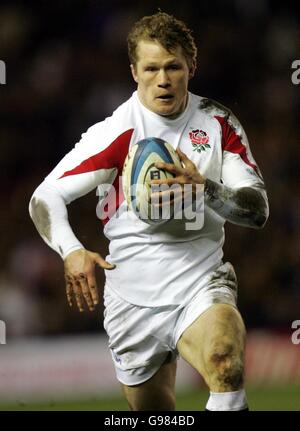 Rugby Union - RBS 6 Nations Championship 2006 - Ecosse / Angleterre - Murrayfield. Josh Lewsey d'Angleterre Banque D'Images