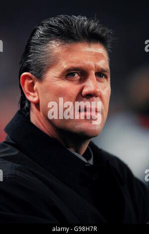 Football - amical - Hollande / République tchèque. Jozef Chovanec, entraîneur de la République tchèque Banque D'Images