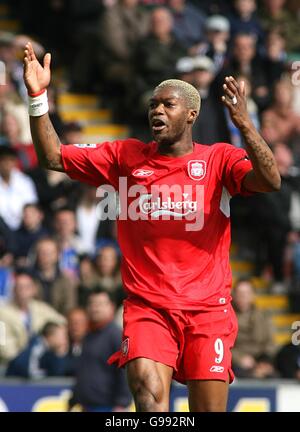 Soccer - FA Barclays Premiership - Blackburn Rovers v Liverpool - Ewood Park Banque D'Images