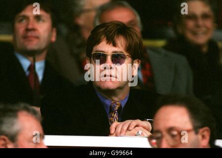 Soccer - FA Carling Premiership - Watford / Sunderland. Sir Elton John, président de Watford Banque D'Images