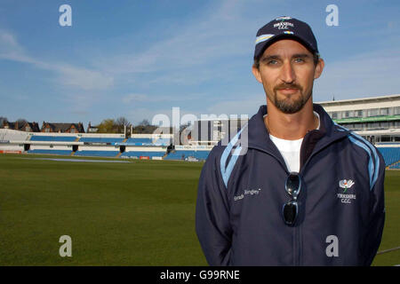 Yorkshire Cricket Banque D'Images