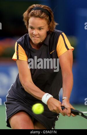 Tennis - Open Australie - Ford - Quart de finale Lindsay Davenport v Venus Williams Banque D'Images