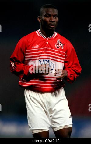 Football allemand - Bundesliga Division 2 - Koln / Greuther Furth. Pascal Ojigwe, Koln Banque D'Images