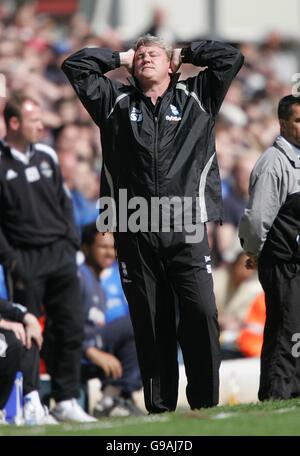 Soccer - FA Barclays Premiership - Birmingham City / Newcastle United - St Andrews. Directeur de la ville de Birmingham, Steve Bruce Banque D'Images