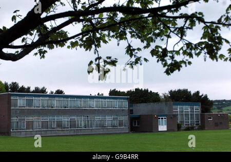 Vue générale de l'école primaire de Mossgiel Dundee qui a été nommé par un conseiller municipal de la ville de Dundee, après un petit garçon de cinq ans a été pensé pour avoir apporté la drogue accueil de l'école. Banque D'Images