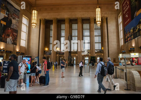 La gare principale Station 30th Street à Philadelphie, New York, United States Banque D'Images