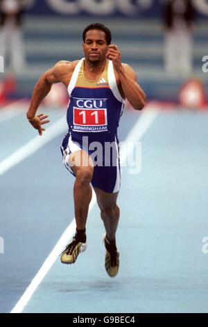 Athlétisme - CGU Grand Prix intérieur - NIA, Birmingham. ATO Boldon en action dans le 60m masculin Banque D'Images