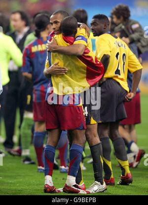 Football - Ligue des Champions - Final - Barcelone v Arsenal - Stade de France Banque D'Images