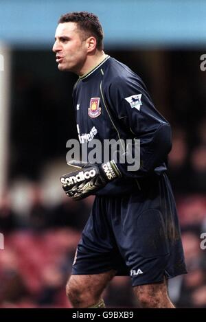 Soccer - FA Carling Premiership - West Ham United contre Everton. SASA Ilic, gardien de but West Ham United Banque D'Images