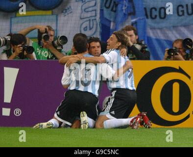 Football - Coupe du Monde de la FIFA 2006 - Groupe C - l'Argentine v Côte d'Ivoire - AOL Arena Banque D'Images