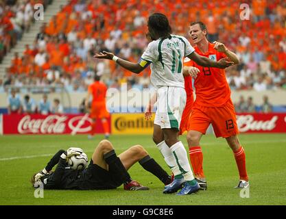 Football - Coupe du Monde de la FIFA 2006 - Groupe C - v Holland Côte d'Ivoire - Gottlieb-Daimler-Stadion Banque D'Images