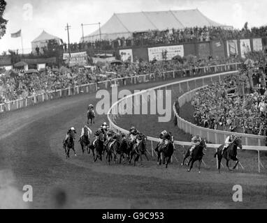 - Course de chevaux le Derby Banque D'Images