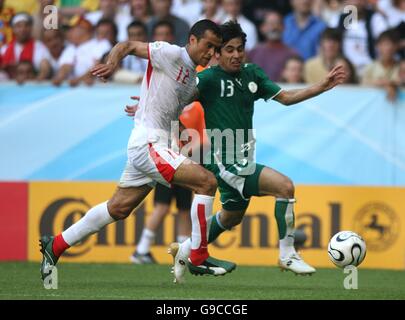 Football - Coupe du Monde de la FIFA 2006 - Groupe H - Tunisie / Arabie saoudite - Allianz Arena Banque D'Images