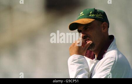 Cricket - Quatrième Cornhill Insurance Test - Angleterre v Antilles - Filets Banque D'Images