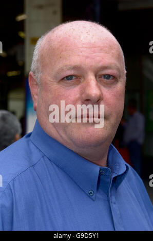 Le chauffeur de métro John Boyle, qui a contribué à l'effort de sauvetage à la suite des attaques terroristes de Londres le 7 juillet 2005. Banque D'Images