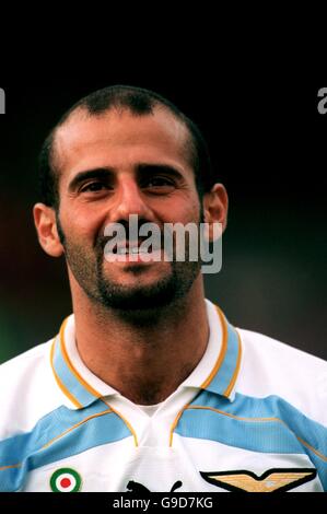 Football - amical - SI Elfsborg / SS Lazio. Giuseppe Pancaro, SS Latium Banque D'Images