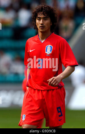 Football - International friendly - Ghana / Corée du Sud - Easter Road. Jung-Hwan Ahn, Corée du Sud Banque D'Images