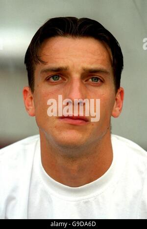 Football - Euro 2000 - Groupe C - Slovénie / Espagne. Milenko Acimovic, Slovénie Banque D'Images