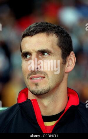 Football - Euro 2000 - Groupe B - Italie / Belgique. Jacky Peeters, Belgique Banque D'Images