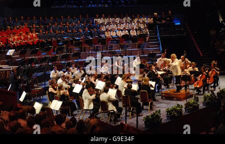 Reine au Concert Proms Banque D'Images