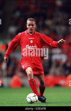 Football - coupe de l'UEFA - Premier tour deuxième jambe - Liverpool v Rapid Bucharest. Vegard Heggggem, Liverpool Banque D'Images