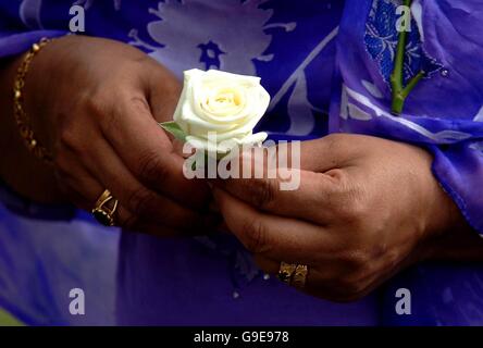 Anniversaire de l'attentat suicide de Londres Banque D'Images