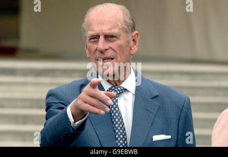 Image - 50e anniversaire de duc d'Édimbourg garden party - Buckingham Palace, Londres Banque D'Images