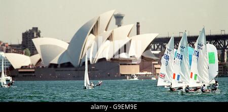 Jeux Olympiques Sydney 2000 - Voile - Men's Classe 470 Banque D'Images