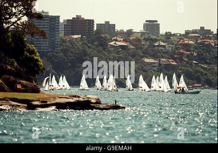 Jeux Olympiques Sydney 2000 - Voile - Men's Classe 470 Banque D'Images