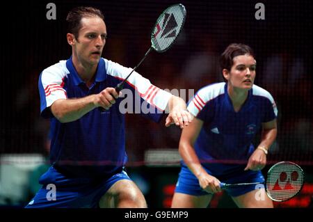 Jeux Olympiques Sydney 2000 - Badminton - Double mixte Banque D'Images