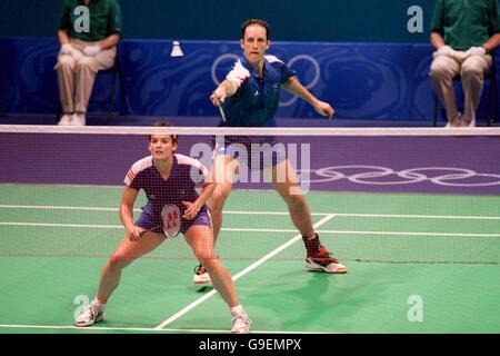 Jeux Olympiques Sydney 2000 - Badminton - Double mixte Banque D'Images