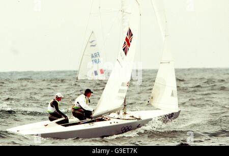 Jeux Olympiques Sydney 2000 - Voile - Men's Open Courses Star Fleet Banque D'Images